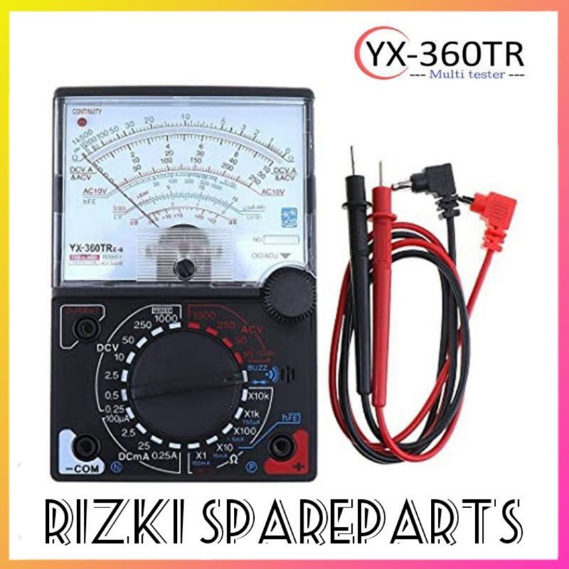 MULTITESTER / MULTIMETER / AVOMETER ANALOG SANWAI YX-360TR