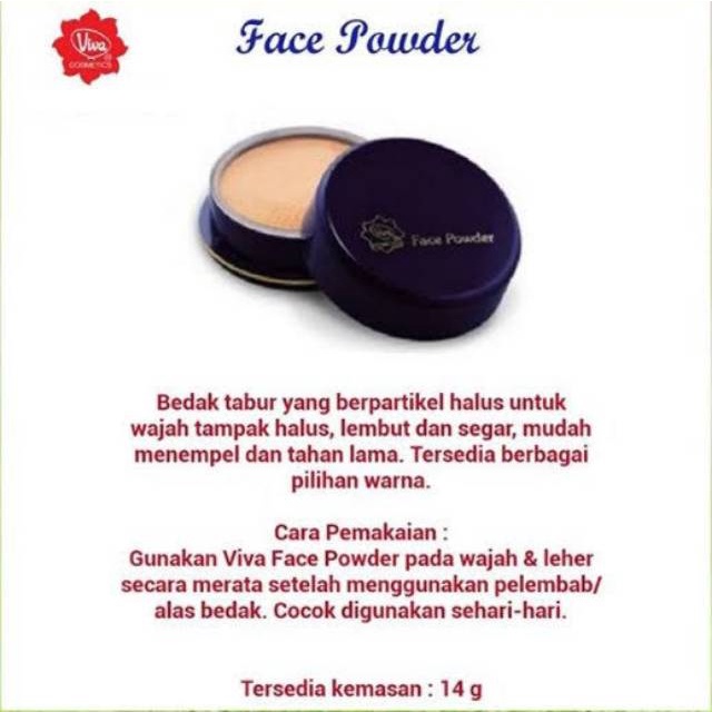 Viva Face Powder Blue 14 Gr (GROSIR)