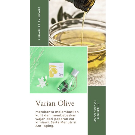 lurapure skincare/sabun lurapure/sabun lurapure olive