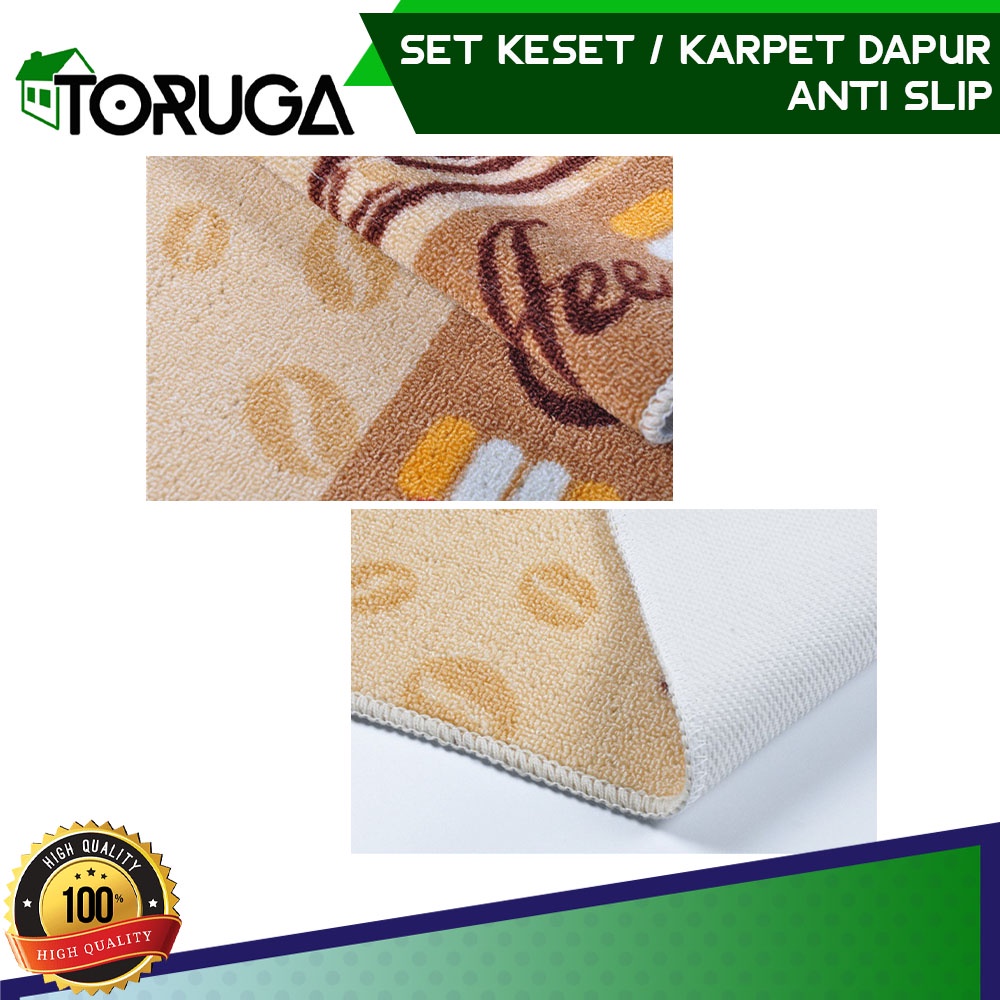 Karpet Keset Trendy Alas Kaki Dapur Pintu Kamar Ruangan Set Kitchen Anti Slip