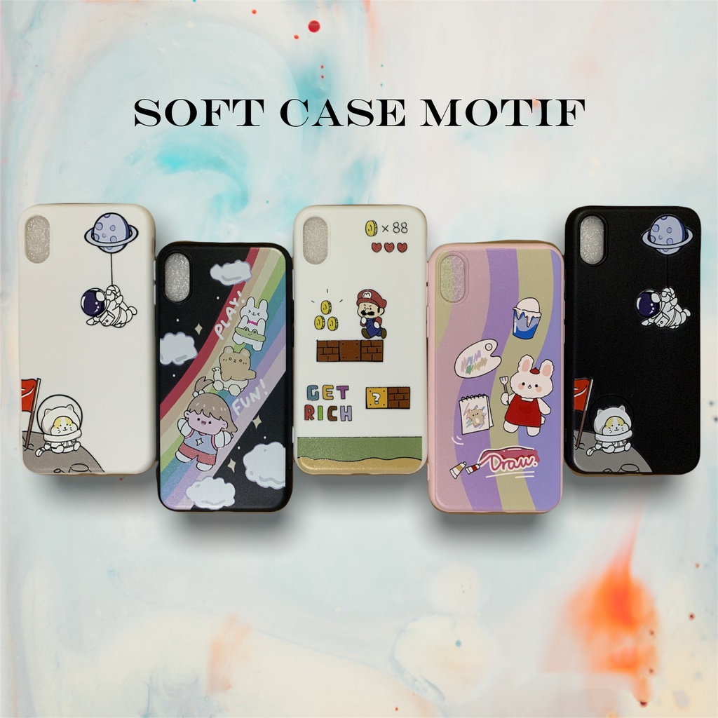 softcase motif bahan tpu/softcase astronot/softcase mario bros/soft case printing/soft case xiaomi redmi 9/9 prime/9a/9i/9c/9t/10/note 8/note 8 pro/note 9/note 9 pro/note 10 5g/poco m3/poco x3