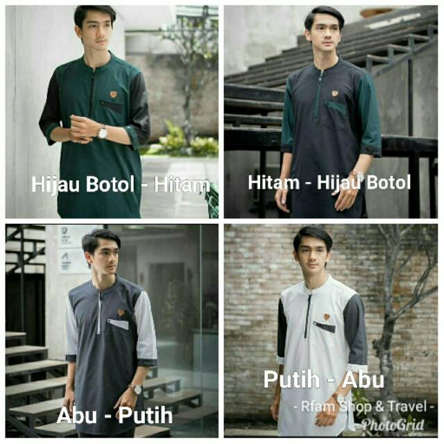 Rfam Baju Koko Kurta Zipper TRZ Men