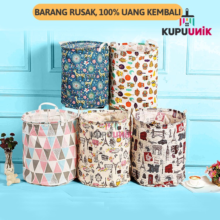 Keranjang Laundry Bag Tempat Pakaian Keranjang Baju Kotor