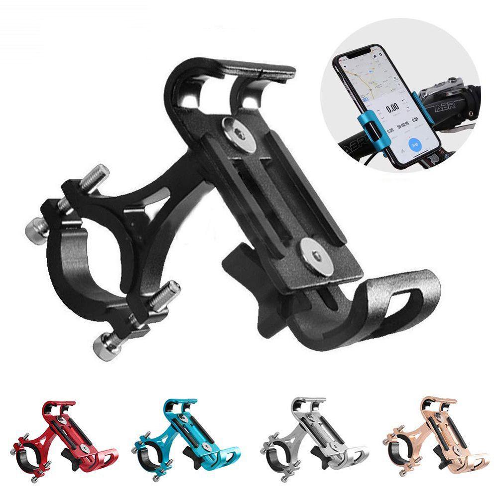 Lanfy Braket Ponsel Sepeda Motor Shockproof Phone Stand Adjustable Klip Braket Navigasi Klip GPS Aksesoris Bersepeda Anti-slip Bracket