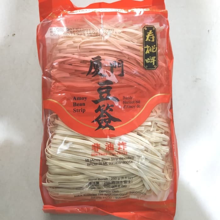 

Amoy Bean Strip Mie Lebar Import 250 gram