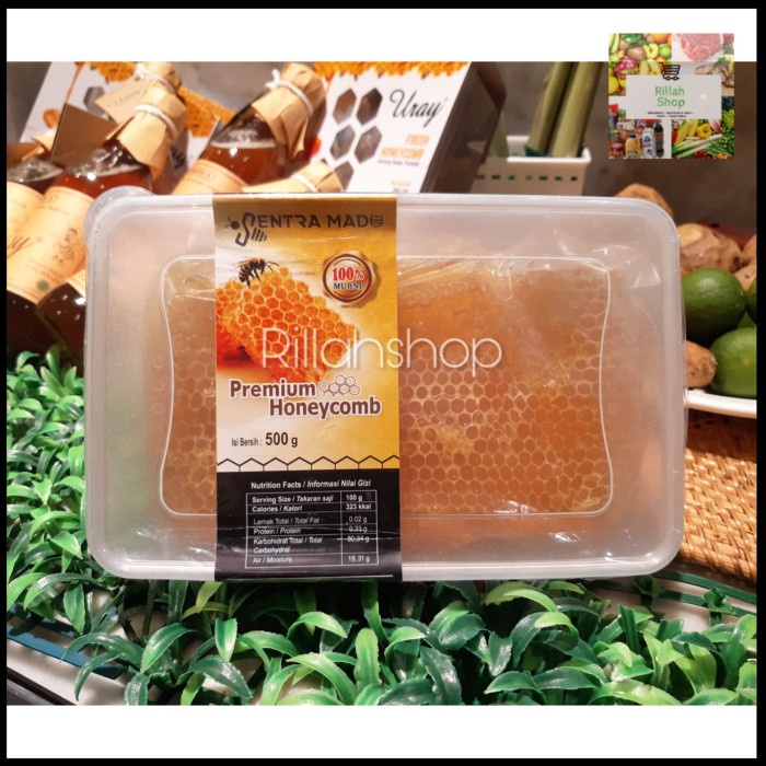 

TERLARIS Premium Honey Combo/Sarang Utuh Madu 500 gram