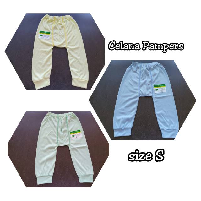 Celana Panjang Pampers Polos Size S. M. L