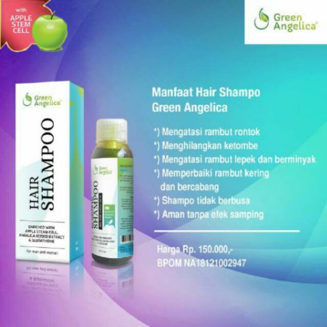 GREEN ANGELICA HAIR SHAMPOO ORIGINAL