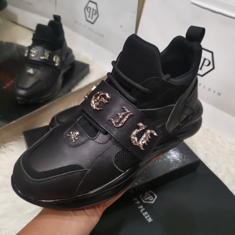 sepatu cowok sneaker pria philipp plein men shoes run away top pp branded mirror vip P1SHOES 2022