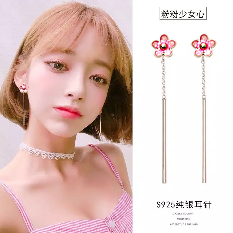 Anting panjang wanita model korea 380