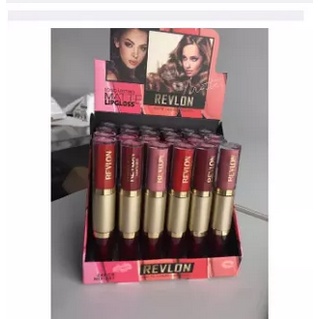 Lipstik REVLON 2 IN 1/ Lipgloss matte lips streind kode 081 per 1 pcs