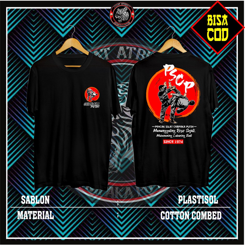 (BISA COD) | KAOS CEMPAKA PUTIH | KAOS PSCP JEPANG | JAPAN STYLE | KAOS PSCP