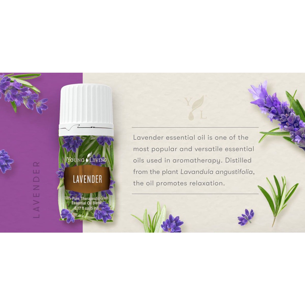 Minyak Esensial Lavender - Lavender Essential Oil Seal/Share in Bottle