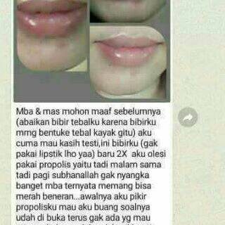 Pemerah Bibir Alami Permanen Sunpro Propolis Nasa Pemerah Bibir