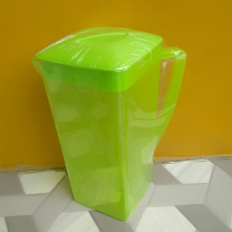 Eskan Segi Mini Apricot Lemony 1,2 Liter/Teko Pelastik Segi Uk 1200 Ml