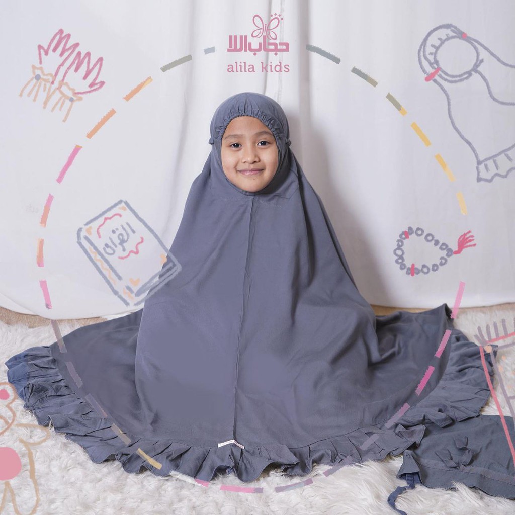 Mukena Anak Hijab Alila
