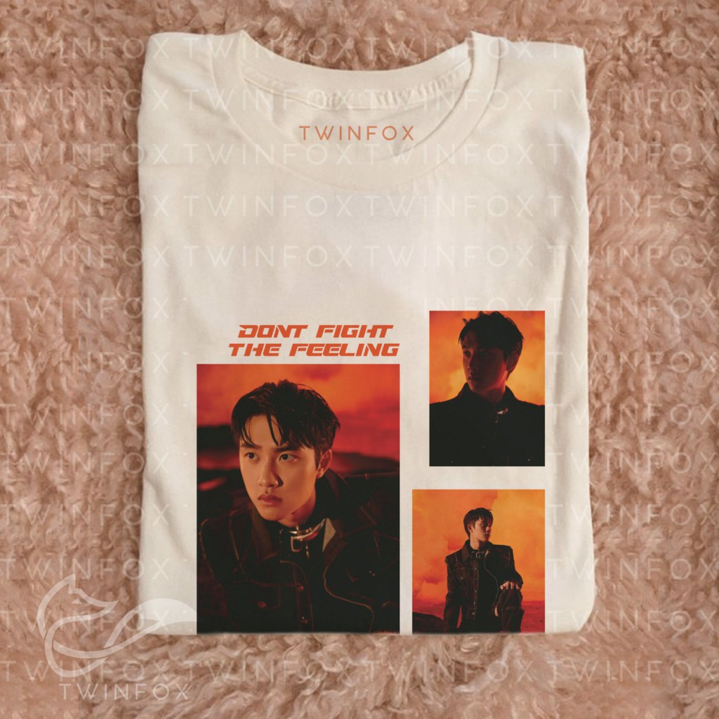Kaos Kpop Unisex EXO D.O Don't Fight The Feeling Ver