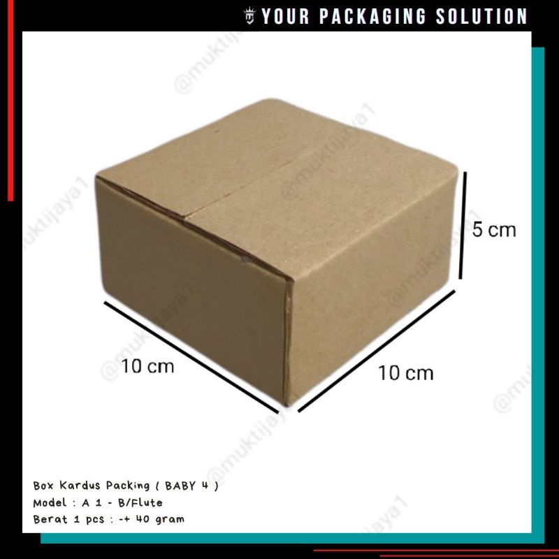 

BOX BABY 4 • 10x10x5cm • Kotak/ Kardus/ Karton