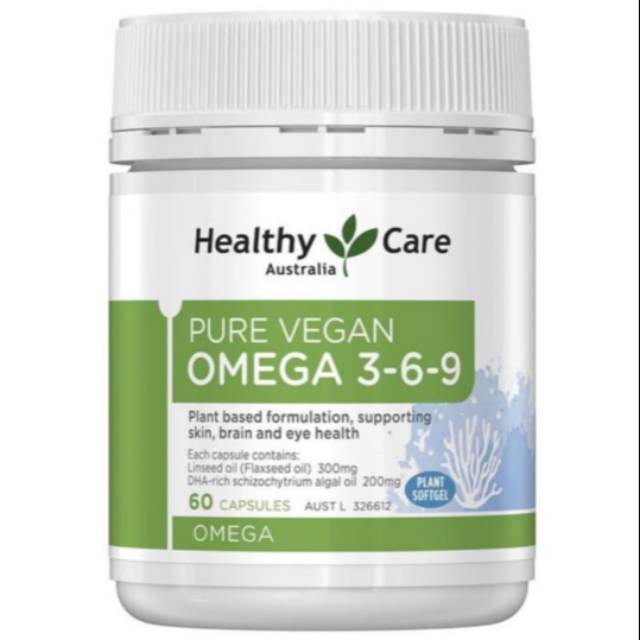 Omega 369 pure vegan healthy care manjaga jantung dan otak