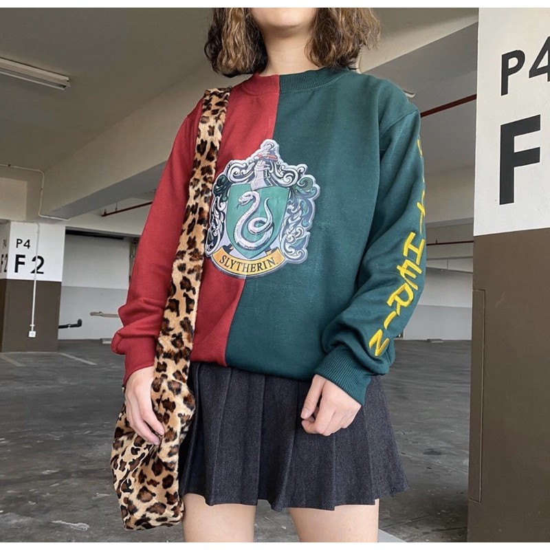 SLYTHERIN HOGWARTS HARRY POTTER CREWNECK SWEATER