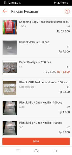 Hd Plong Ukuran 15x22 Isi 100pcs