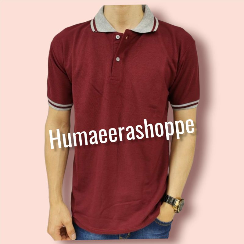 Kaos polos | kaos kerah pria | kaos polo