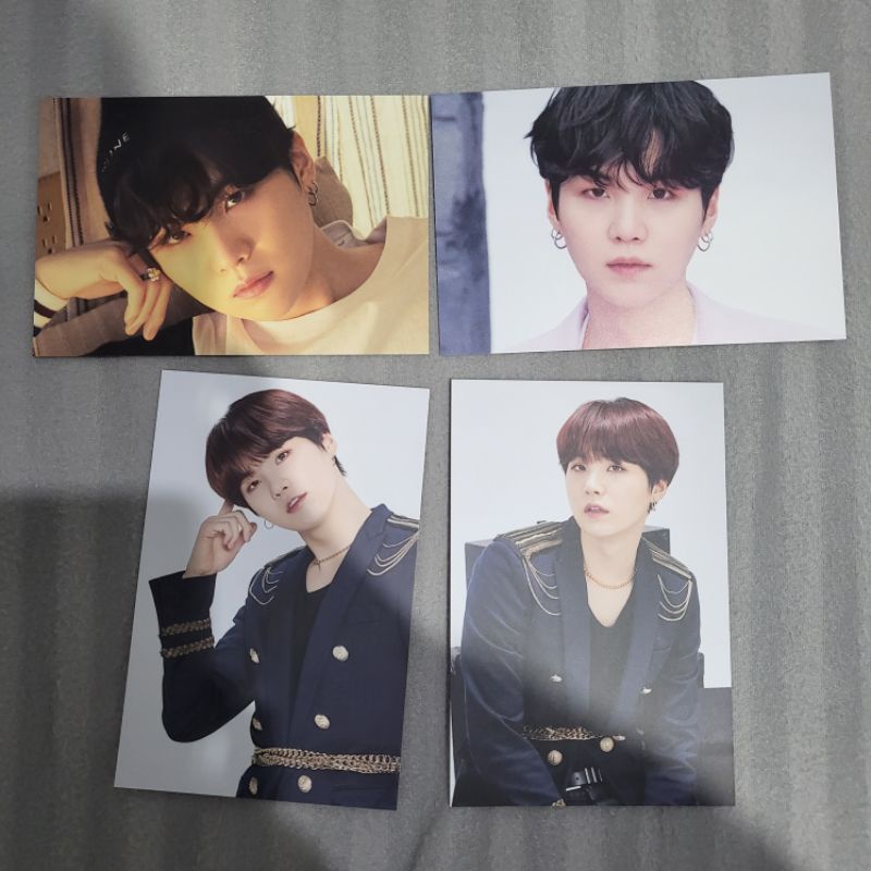 postcard bts suga yoongi speak yourself sys the best photocard