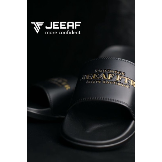 SANDAL SLOP BASIC POLOS /SENDAL SLIP ON ELEGANT ORIGINAL JEEAF FOOTWEAR - FTR-JF gold