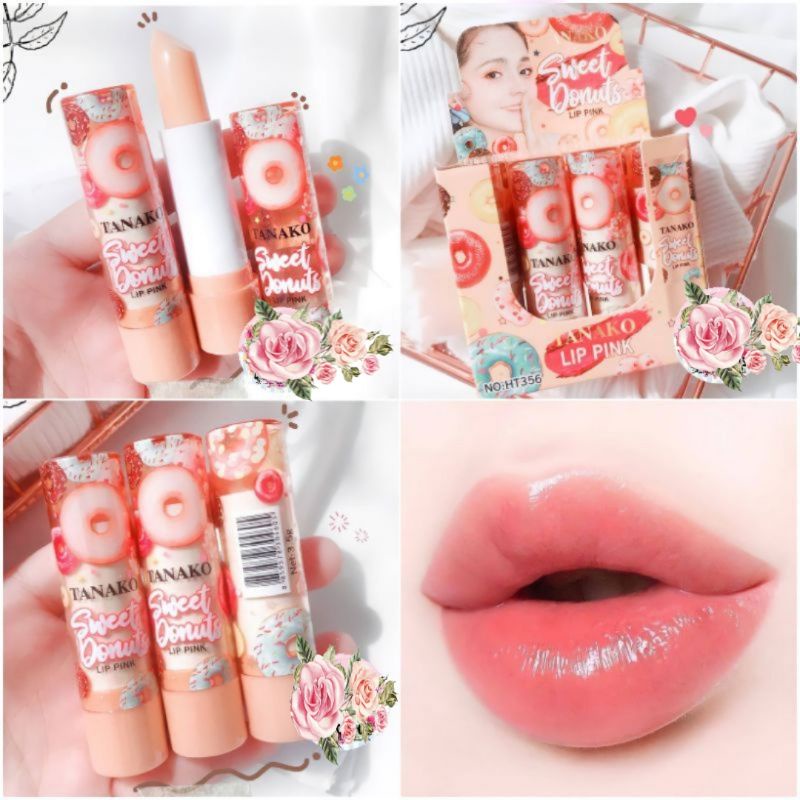lip balm tanako sweet donuts ORIGINAL 100%