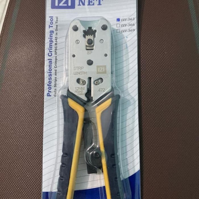 Crimping Tool Cat6 Cat 6 Izinet Izi-363 Tang Crimping tool Izi net cat6