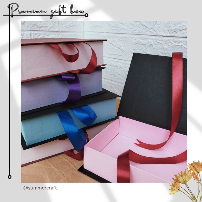 

[KUSTOM] Premium Gift Box custom || Box Hadiah || Hard Box