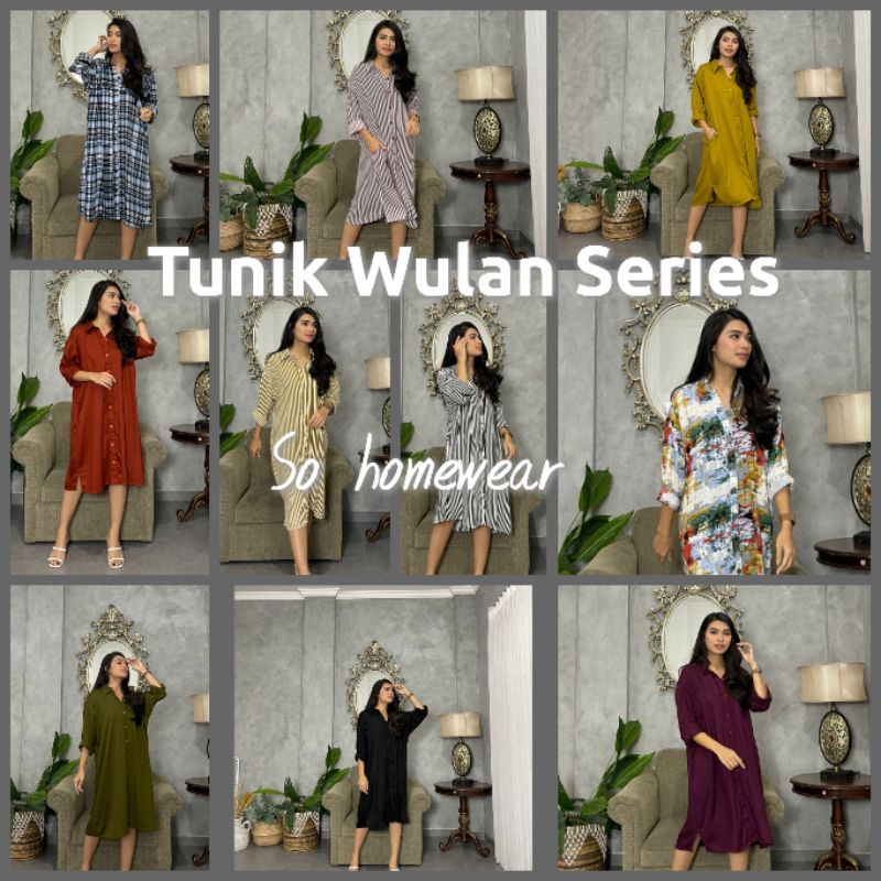 TUNIK WULAN SERIES (Rayon) by & One Set Giwa So Homewear READY
