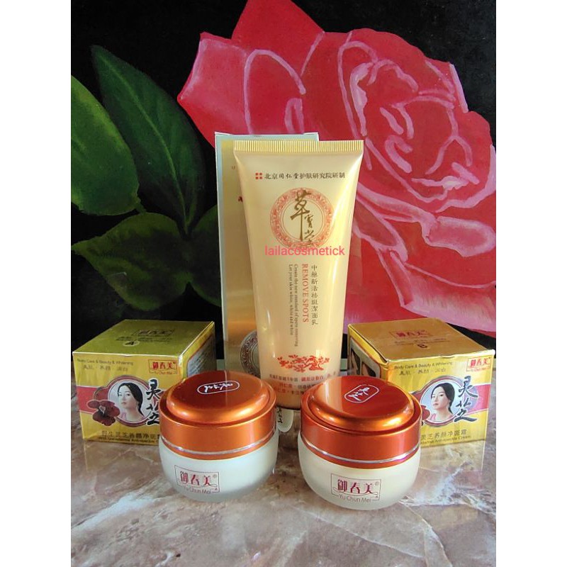 PAKET CREAM GANODERMA YU CHUN MEI GOLD CHORDY ORIGINAL