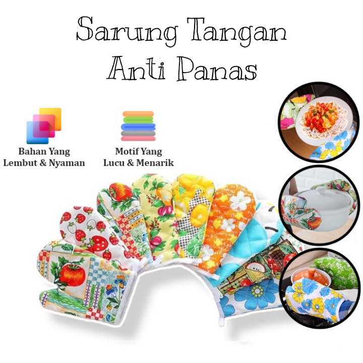 Sarung Tangan Tahan Anti Panas / Sarung Tangan Oven / Kitchen Glove / Sarung Tangan