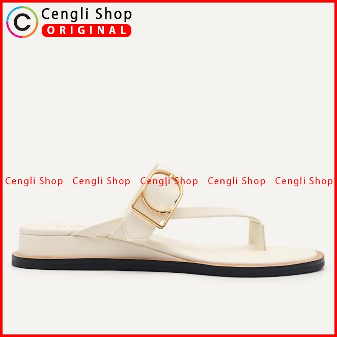 SANDAL JEPIT PEDRO WANITA ORIGINAL CASUAL BRANDED ASLI PUTIH PW017