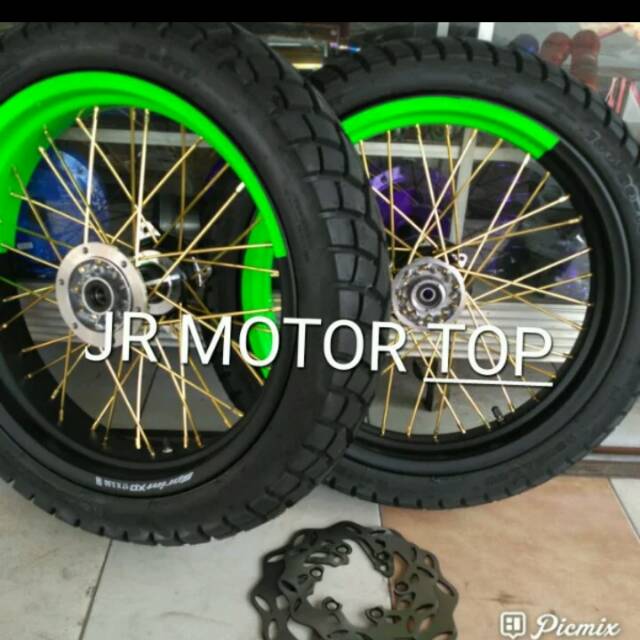 Velg Supermoto KLX 150 D Tracker 150 Full Set Ama Ban