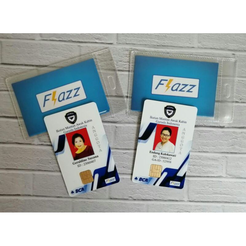 Flazz BCA Custom/E Money Mandiri Custom 2 sisi