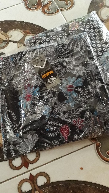 Batik Couple Gamis Renda Sopal