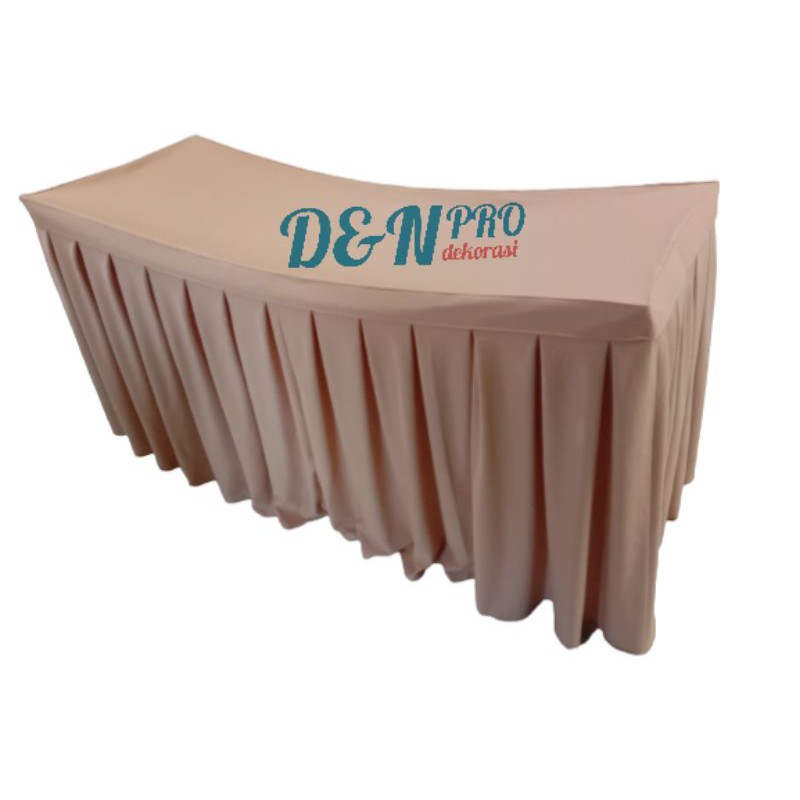 cover meja 150x60x75