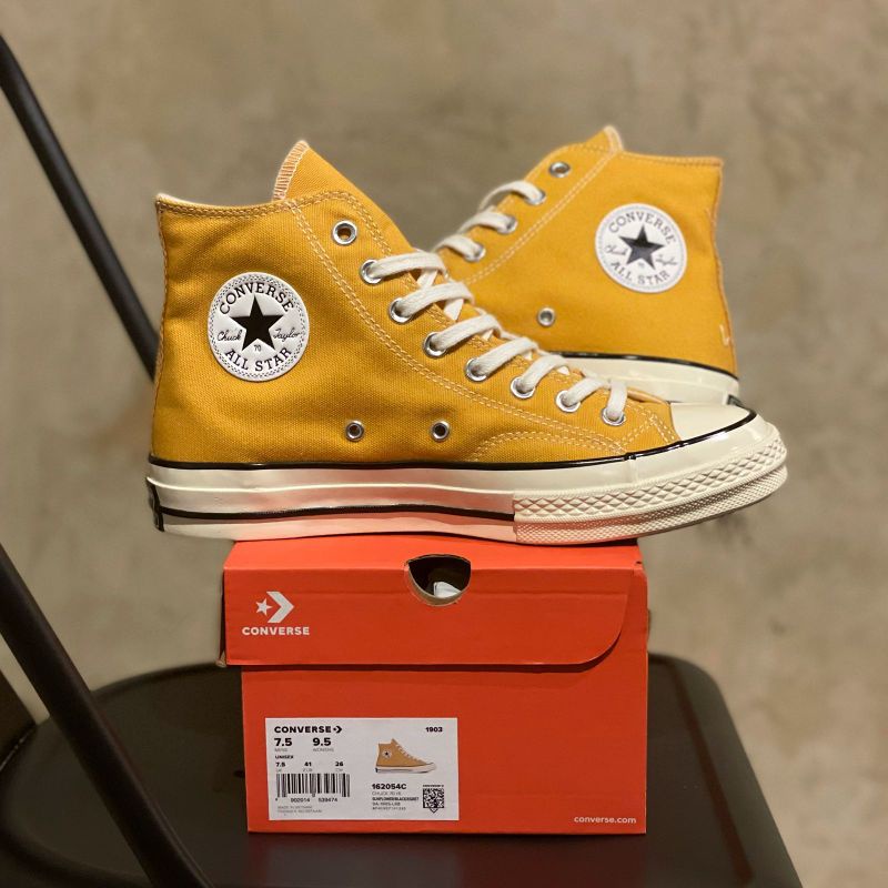CONVERSE CHUCK TAYLOR ALL STAR 70S HIGH SUNFLOWER ORIGINAL 100% - SEPATU CONVERSE ORIGINAL 100% - CO