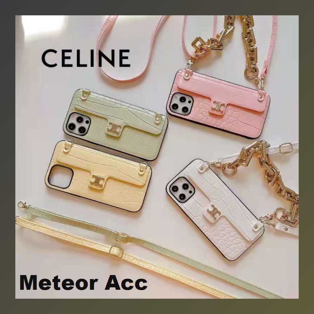NEW Case Macaron rantai charm tali panjang pinggang bahu Iphone 7 8 7+ 8+ X Xr Xs Max 11 Pro Max 12 