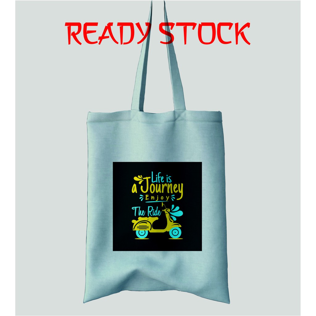 Totebag Premium - Canvas Drill - Bukan Blacu - Tas Fashion Wanita -  RS023