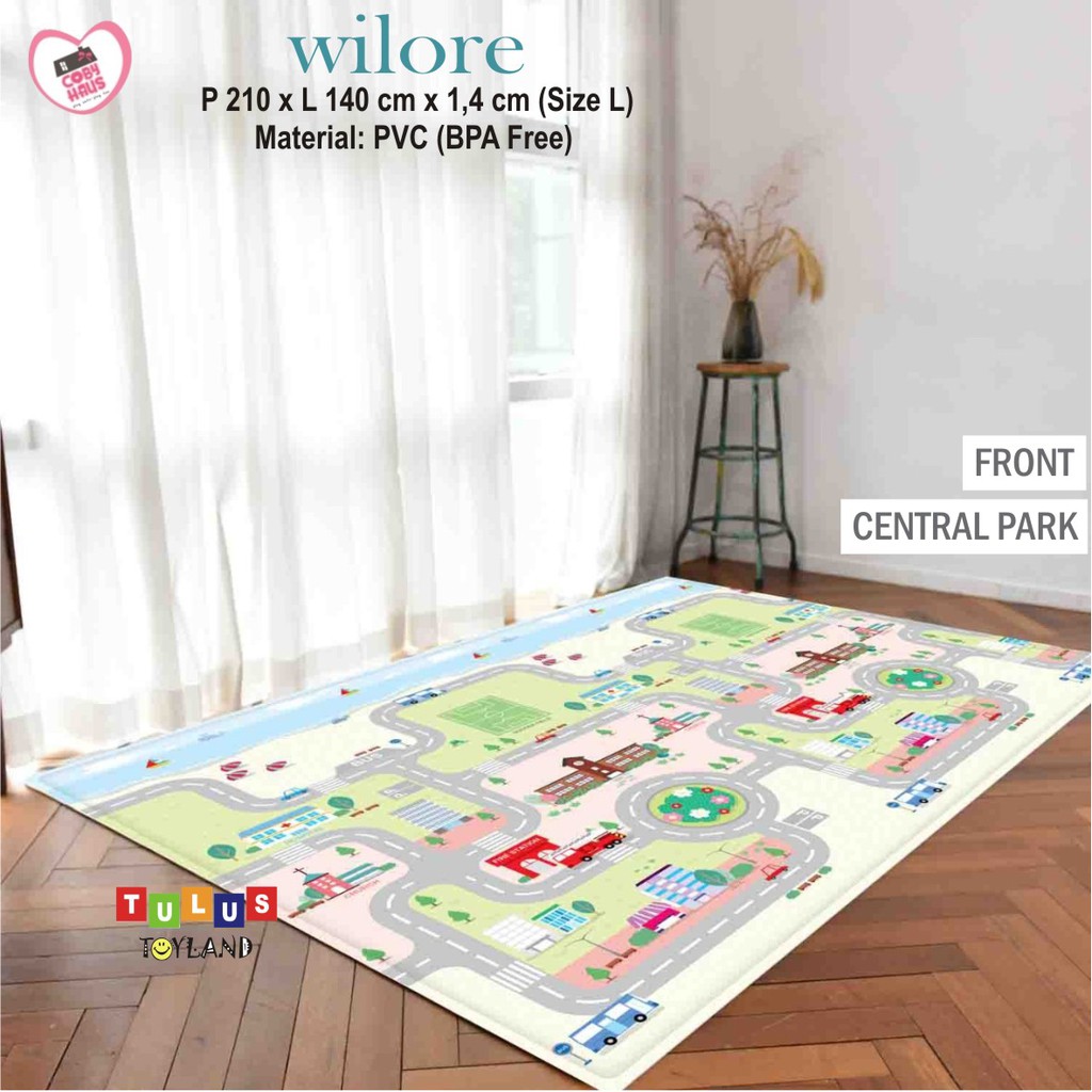 Karpet CobyHaus Wilore Playmat PVC Alas Lantai Anak Bayi Coby Haus