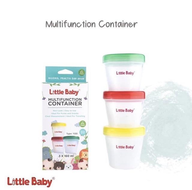 LITTLE BABY Food Container / Multifunction Container / Wadah Mpasi