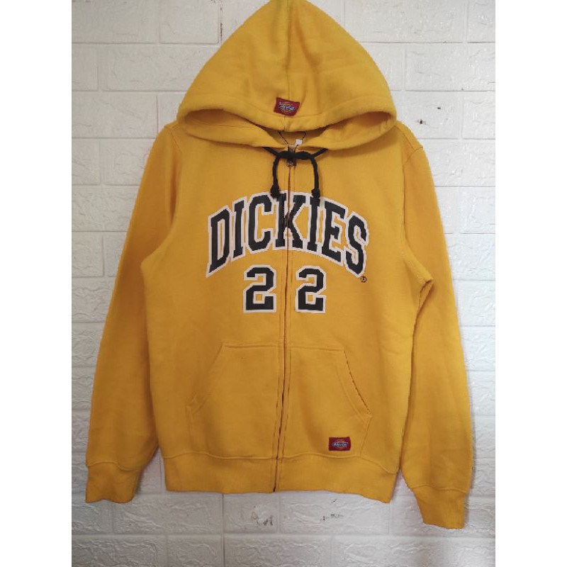 Dickes Kuning Second Original / Hoodie Zipper Dickies Yellow Second Original
