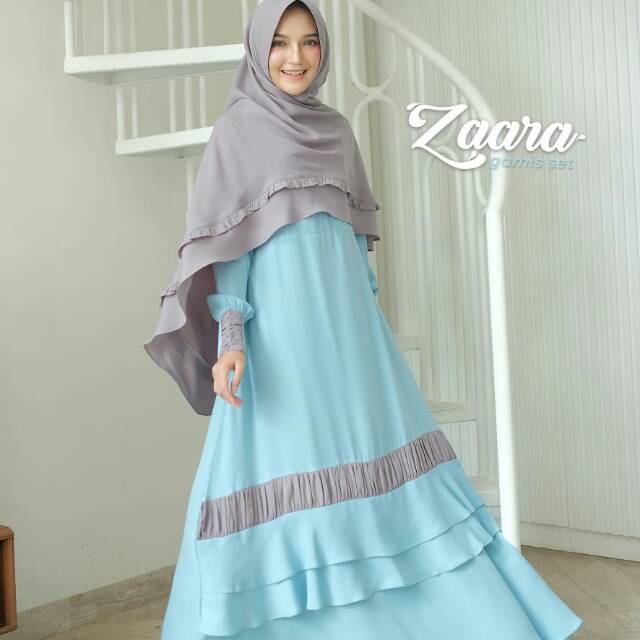 EXCLUSIF BANGET Gamis syari gamis zara DIENNA GAMIS gamis branded terbaru bonus masker