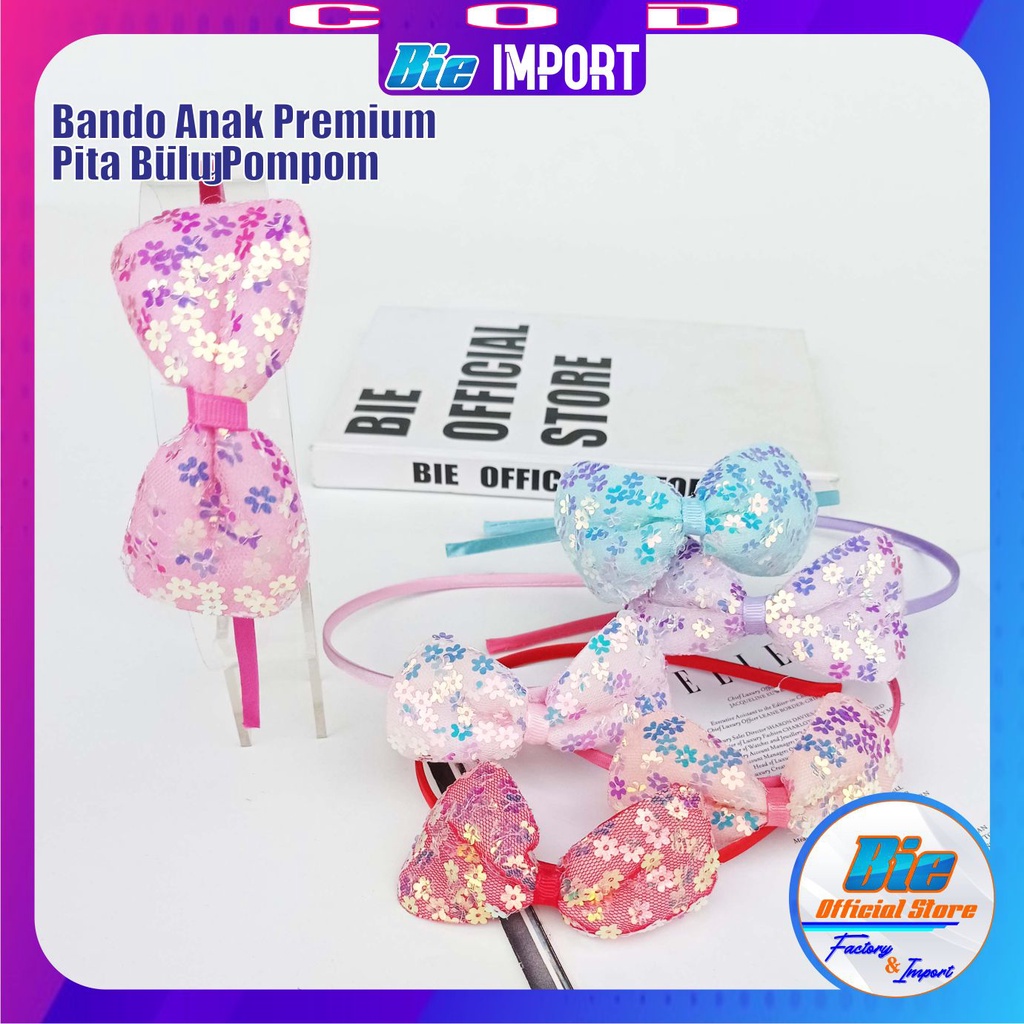 Bando Anak  Pita Bling Impor Best Seller