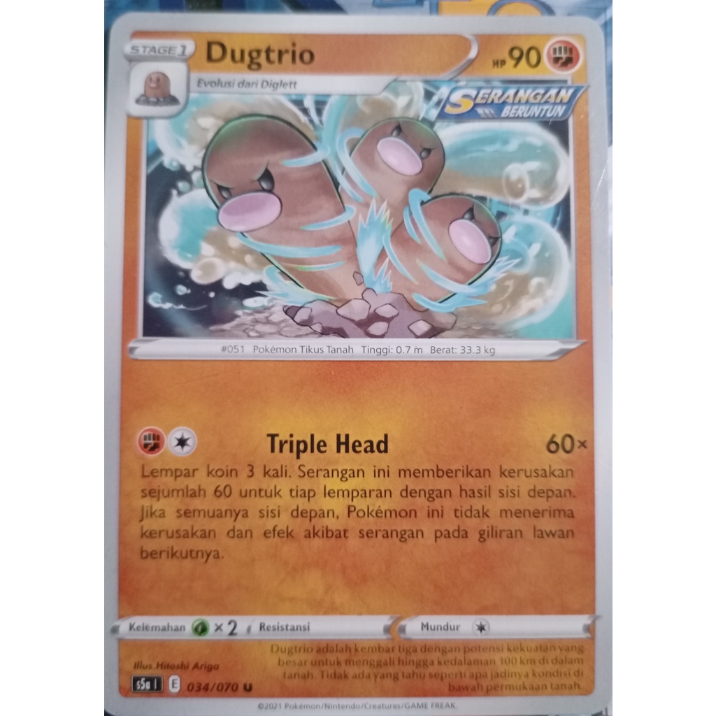 TCG Pokemon :  Dugtrio