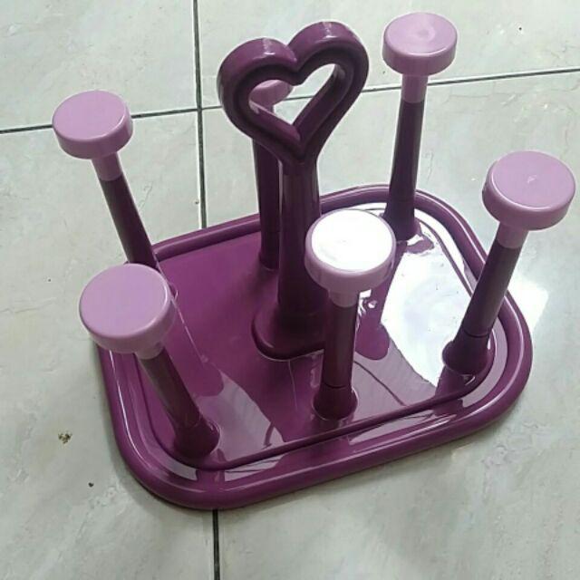 Tempat Gelas Segi Isi 6pcs Tgs1087