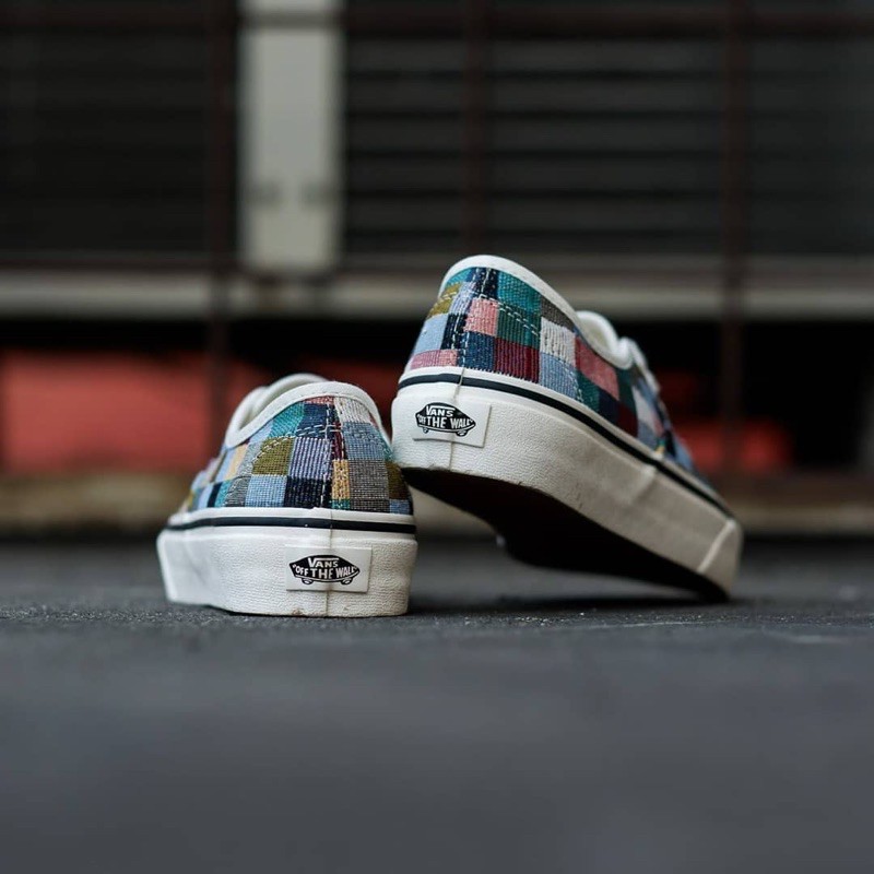 VANS AUTHENTIC WOVEN CHECKERBOARD MULTICOLOUR ORIGINAL 100%